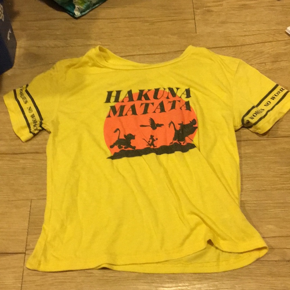 Yellow t-shirt